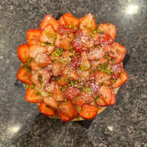 Sablé breton pistache & fraise