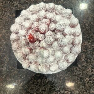 Croûte fraise/framboise/banane/multi fruits - 4 personnes