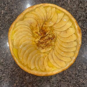 Tarte pomme tranche