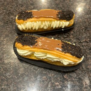 Éclair crème fraiche