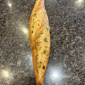 Baguette olives